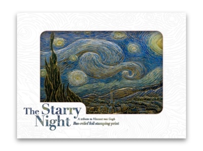 Bas-relief Print - The Starry Night