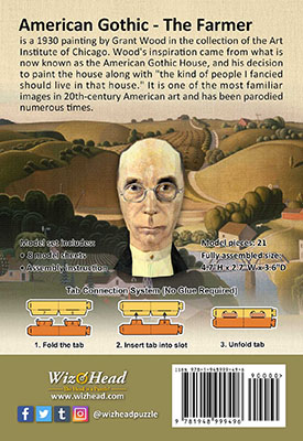 American Gothic - Farmer (Pocket Size)