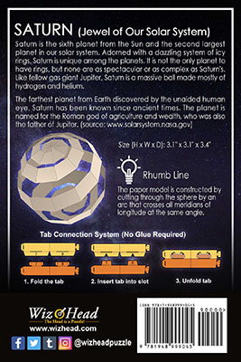 Saturn (Paper Craft Model)