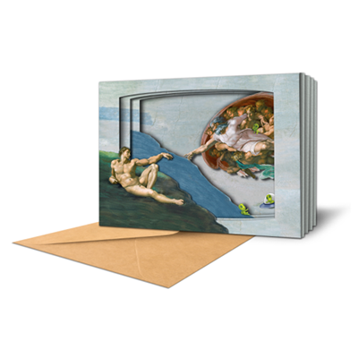 The Creation of Adam with Aliens