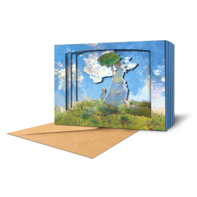 Woman with a Parasol- Claude Monet
