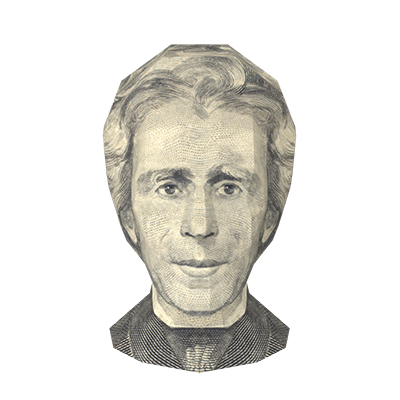 US $20 Bill- Andrew Jackson