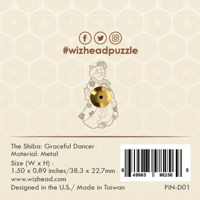 The Shiba: Graceful Japanese Dancer in Kimono