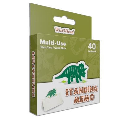 Standing Memo - Triceratops